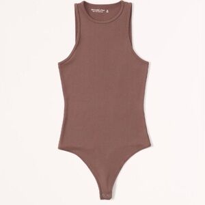 Abercrombie and Fitch Ribbed Halter Bodysuit
